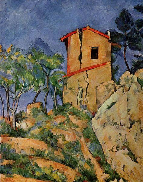 Paul Cezanne The House with Burst Walls